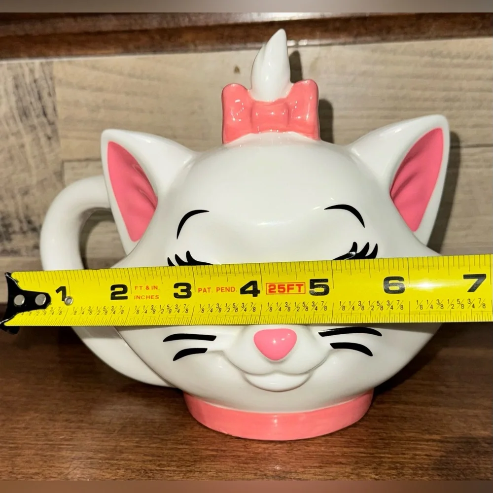 Super Cute 🥰 Disney Aristocats Marie 🐈 Face Ceramic 3D Sculpted 21oz Mug - NEW - Picture 6 of 11
